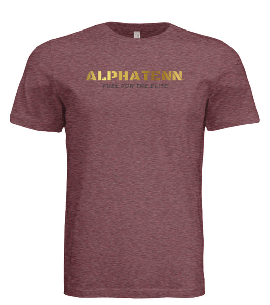Short Sleeve Maroon and Gold T-Shirt