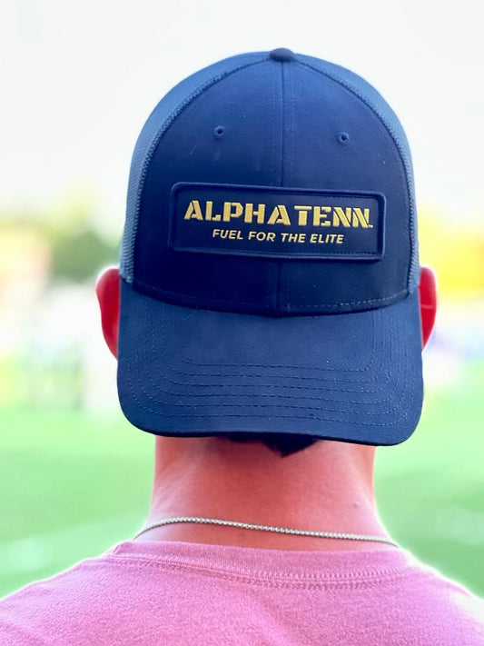 AlphaTenn Black & Gold SnapBack Hat